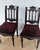 krzesła Para krzeseł XIX wiek  2