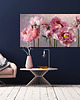 obrazy OBRAZ NA PŁÓTNIE - RÓZOWE PIWONIE 150x60cm 4
