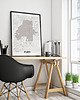 plakaty Atlanta mapa plakat  50x70 cm / A3 / A4 1