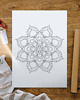 plakaty Plakat do Kolorowania Mandala Kwiatowa 50x70cm 2