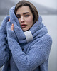 swetry damskie  Sweter Boucle Niebieski 2
