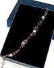 bransoletki wire wrapping Miedziana bransoletka z angelitem 2
