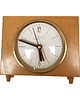 zegary Zegar kominkowy vintage Ruhla Electric lata 70. drewno design mid-century 3
