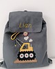 torebki, worki i plecaki dziecięce Personalizowany plecak przedszkolaka z dźwigiem 1