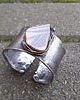bransoletki wire wrapping Krzemień w gniazdku - bransoletka regulowana 2