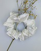 gumki do włosów Scrunchie satyna vanillia ice 1