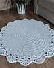 dywany Dywan szydełkowy okrągły ze sznurka 80cm 2
