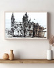 grafiki i ilustracje WYPRZEDAŻ RYSUNKÓW! Rysunek Katedra w Pradze 38x28 cm Pióro 1