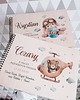 niemowlak - inne MIŚ W ŚMIGŁOWCU  album dla chlopca, na chrzest, narodziny, baby shower 6