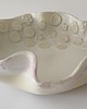 miski i misy Biało ceramiczna miska z kwiatami 5