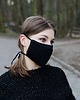 maseczki ochronne czarna 100%bawełna maseczka ochronna  wiązana 1