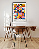 plakaty Plakat abstrakcyjny, abstrakcja, geometria - Mozaika 1