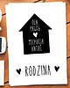 plakaty Plakat z napisami dom rodzina prezent imiona 4