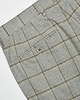 spodnie męskie Spodnie szare w kratę do zestawu alia slim fit 2