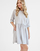 sukienki mini damskie Lniana Sukienka DAISY LIGHT GRAY 2