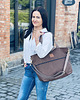 torby na ramię Duża torba z eko skóry "Mili Weekend Bag" - czekoladowy brąz 3