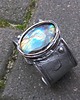 bransoletki wire wrapping Ognista wyspa - bransoletka regulowana 2
