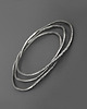 bransoletki srebrne Bransoletka Surowa Fala Srebro 5