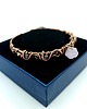 bransoletki wire wrapping Miedziana bransoleta mankietowa z ametystem 2
