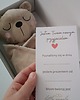 akcesoria na chrzest Misiu - personalizowana przytulanka (kolory, tkaniny) 1