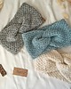opaski do włosów Opaska Szara Merino i Baby Alpaki 2