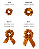 gumki do włosów Satynowa gumka do włosów scrunchie Bakłażan RÓŻNE MODELE 9