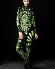kombinezony damskie Kostium na Halloween - Fluo Mexican Skull 1