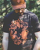 t-shirty męskie Koszulka męska PTAKI/JARZĘBINA brązowa - 1