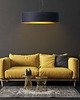 plafony Lampa wisząca z z dużym abażurem PORTO GOLD fi - 80 cm 4