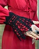 rękawiczki damskie Koronkowe rękawki/mitenki gotyckie czarne Unisex 1