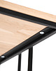 stoliki kawowe Stolik kawowy Korfu loft, metal czarny 4