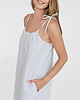 sukienki midi damskie Lniana Sukienka FLORA MIDI gray stripes 4