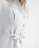 sukienki midi damskie Lniana Sukienka MARIGOLD light gray 2