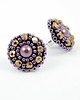 kolczyki swarovski Kolczyki Swarovski Groszki mocca 1