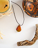 wisiory Kolorowy dwustronny wisiorek artystyczny łezka abstrakcyjny handmade 2,5 cm 4