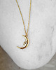 złote naszyjniki KSIĘŻYC - naszyjnik 4