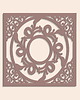 Ozdoby na ścianę DEKORACYJNY PANEL AŻUROWY, CHINA STYLE, DEKORACJA ŚCIENNA 3D, ORNAMENT, 60 cm 3