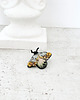 broszki Broszka BZYK 45 ręcznie haftowana przypinka owady koraliki dzień kobiet 1