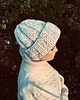 czapki damskie Czapka  beanie handmade melanż ecru 3