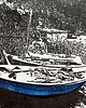grafiki i ilustracje Linoryt "Port de Valldemossa" - kolor (Majorka) 6