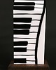 organizery Stojak na słuchawki Piano White Headphone Stand 3