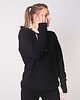 komplety damskie Dres damski w kolorze głebokiej czerni 3