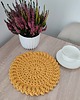podkładki do kuchni Podkładka szydełkowa boho ze sznurka 26cm 1