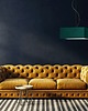 lampy wiszące Szary żyrandol do salonu z kwadratowym abażurem SANGRIA 3