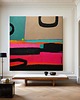 obrazy Duży obraz ręcznie malowany akryl 120x120cm Zakrocka 1