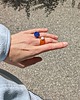 pierścionek z żywicy Masywny Pierścionek z Kamieniem Naturalnym Chunky Jelly Ring 1 4