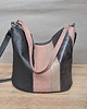 torby na ramię Bucket bag szaro-różówa 2