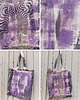 torby na zakupy Unikatowa torba artystyczna Violet Illusion 2