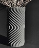 wazony WAZON ceramiczny czarny grafit 9