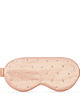 opaski na oczy CRYSTALLOVE Opaska na oczy z jedwabiu z kryształkami - rose gold 2